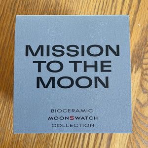 Brand New Mission to the Moon Omega Swatch Watch